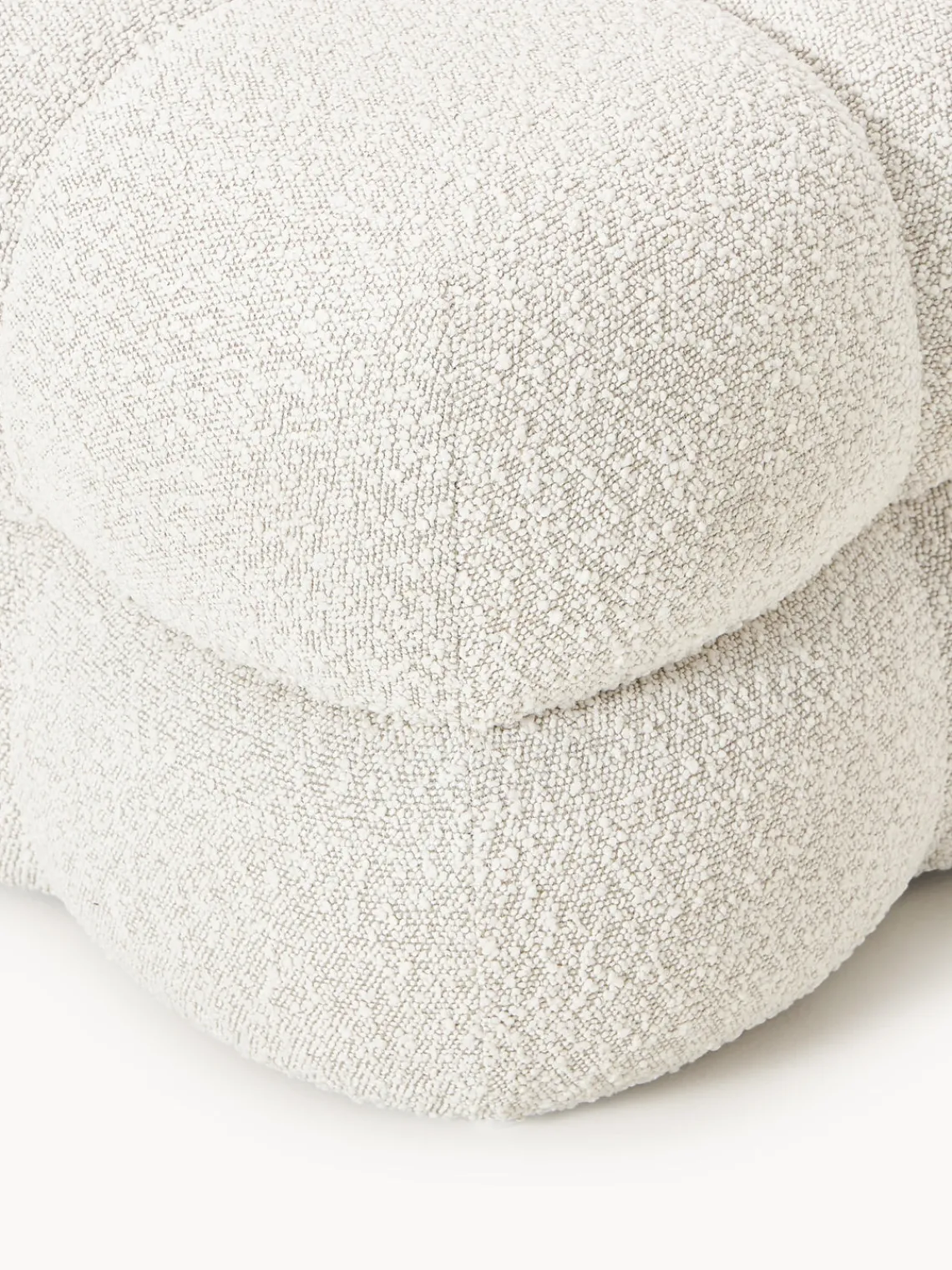 Online Puf en tejido bouclé Ellie Pufs Y Otomanos|Pufs Y Otomanos