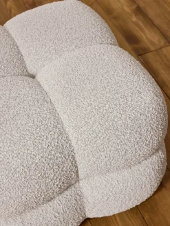 Online Puf en tejido bouclé Ellie Pufs Y Otomanos|Pufs Y Otomanos