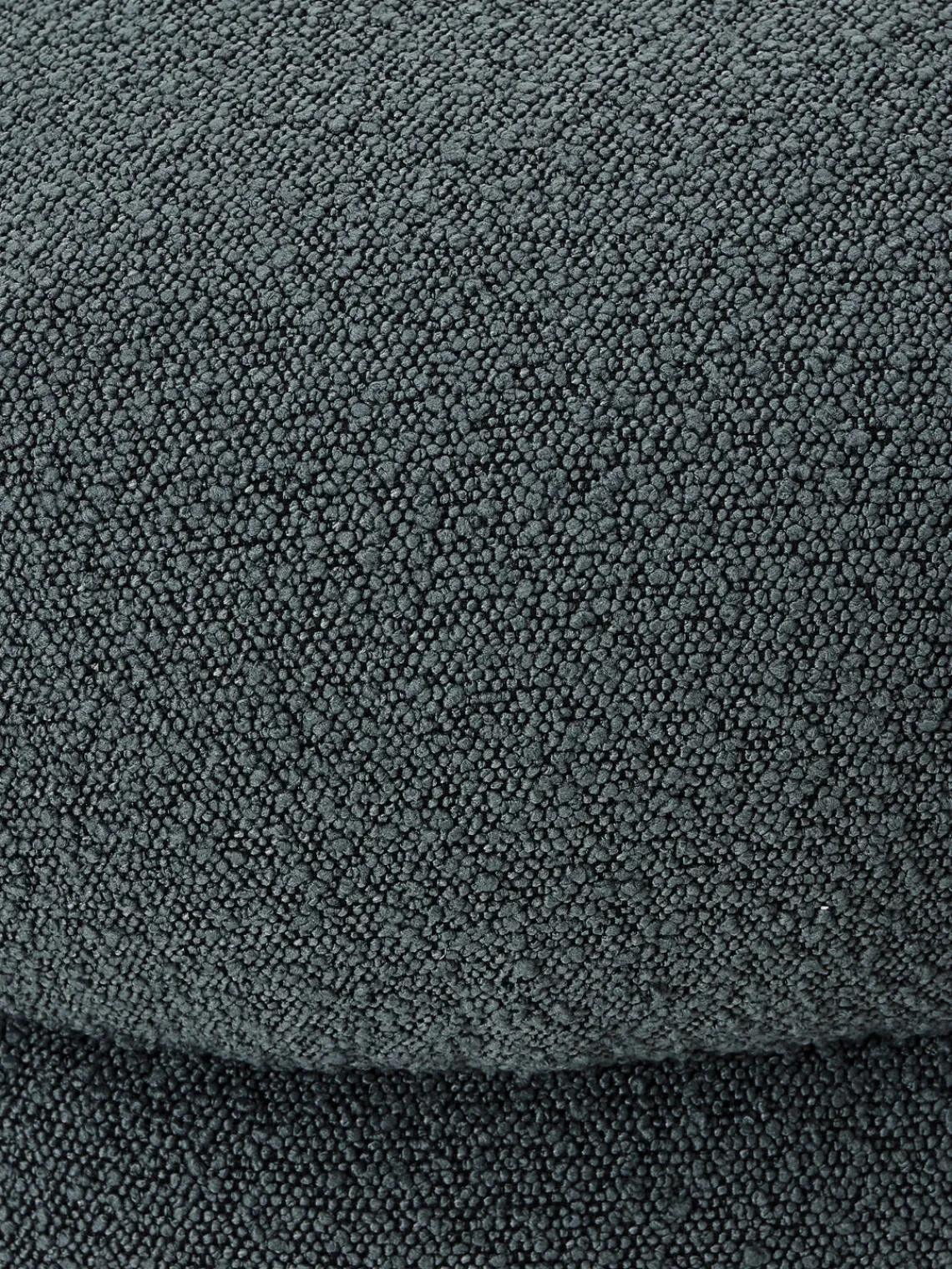 Pufs Y Otomanos|Pufs Y Otomanos>Westwing Collection Puf en tejido bouclé Ellie Bouclé gris azulado