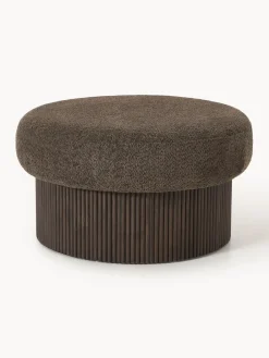 Best Puf grande tapizado en borreguillo bouclé con espacio de almacenamiento Nala Pufs Y Otomanos|Pufs Y Otomanos