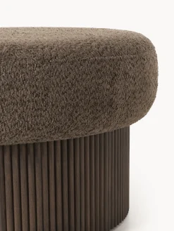 Best Puf grande tapizado en borreguillo bouclé con espacio de almacenamiento Nala Pufs Y Otomanos|Pufs Y Otomanos