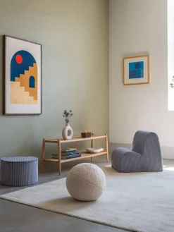 Clearance Puf infantil de pana Sugar, Ø 40 cm Niños Decoración Infantil|Mesas Y Sillas Infantiles