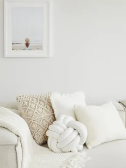 Discount Puf nudo Twist Cojines Decorativos|Mantas