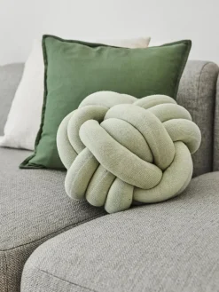 Puf nudo Twist Mantas|Cojines Decorativos