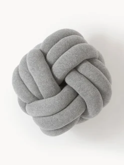 Cojines Decorativos|Mantas>Westwing Collection Puf nudo Twist Gris claro