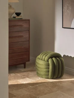 New Puf nudo Twist Cojines Para Suelo Y Pufs|Pufs Y Otomanos