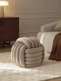 Online Puf nudo Twist Cojines Para Suelo Y Pufs|Pufs Y Otomanos