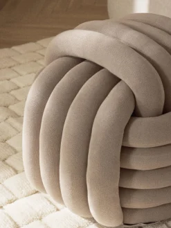 Online Puf nudo Twist Cojines Para Suelo Y Pufs|Pufs Y Otomanos