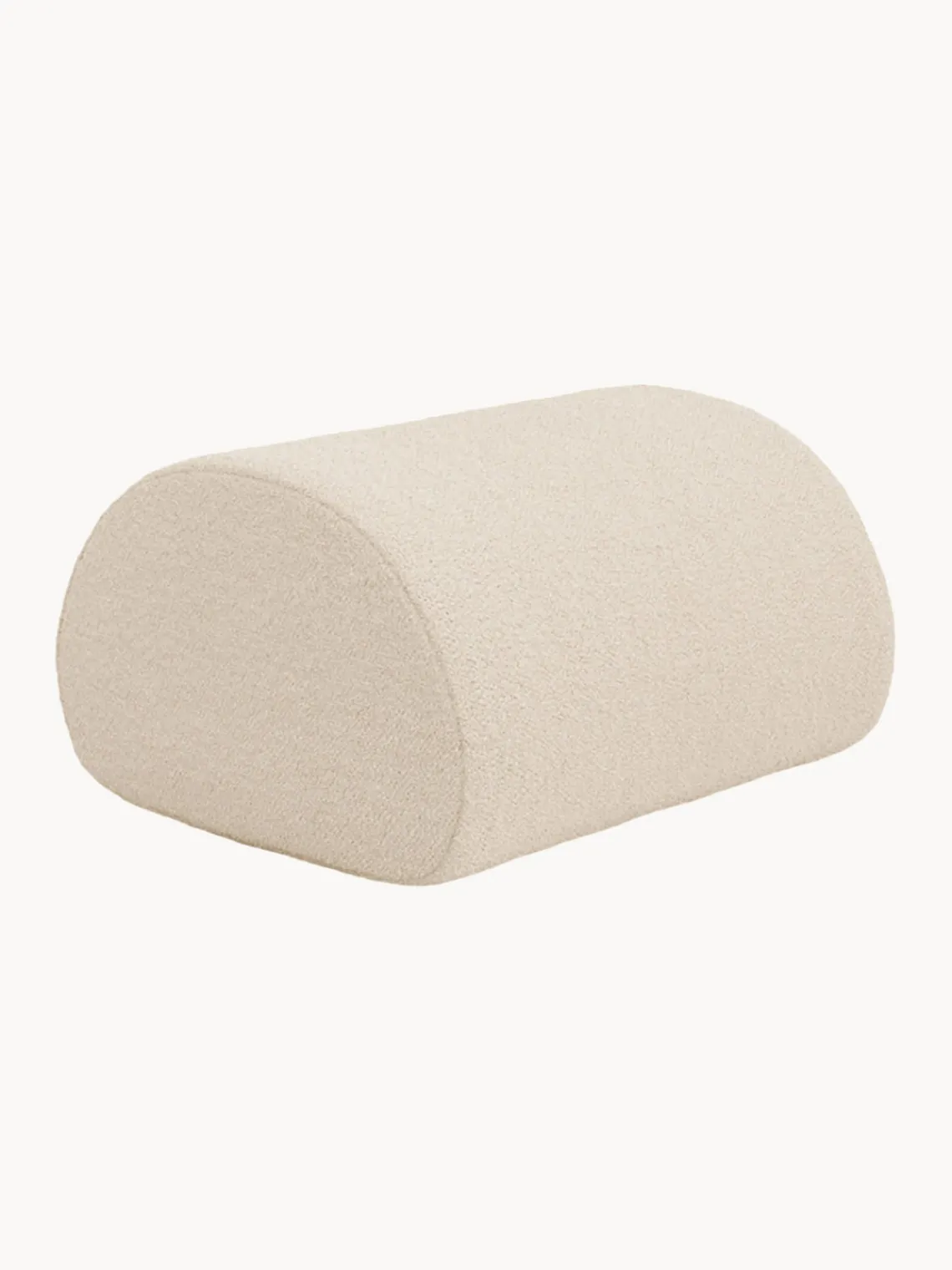 Sillones De Jardín|Sillones De JardíN>Ferm Living Puf para exterior en tejido bouclé Rouli Bouclé blanco Off White