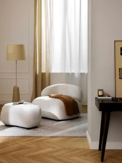 Puf reposapiés Alba Reposapiés|Sofás