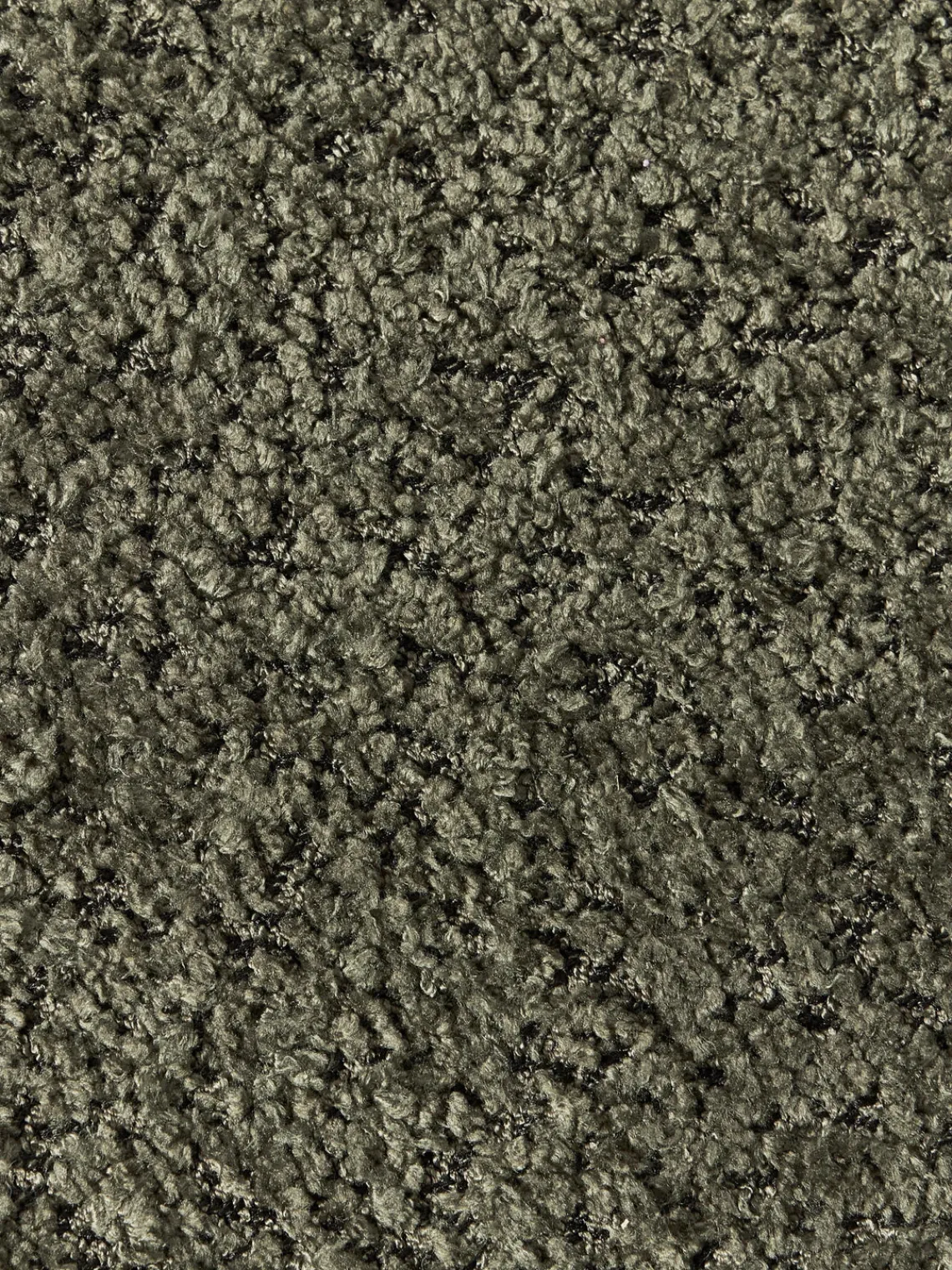 Reposapiés|Sofás>Westwing Collection Puf reposapiés de borreguillo bouclé Alba Borreguillo bouclé verde oscuro