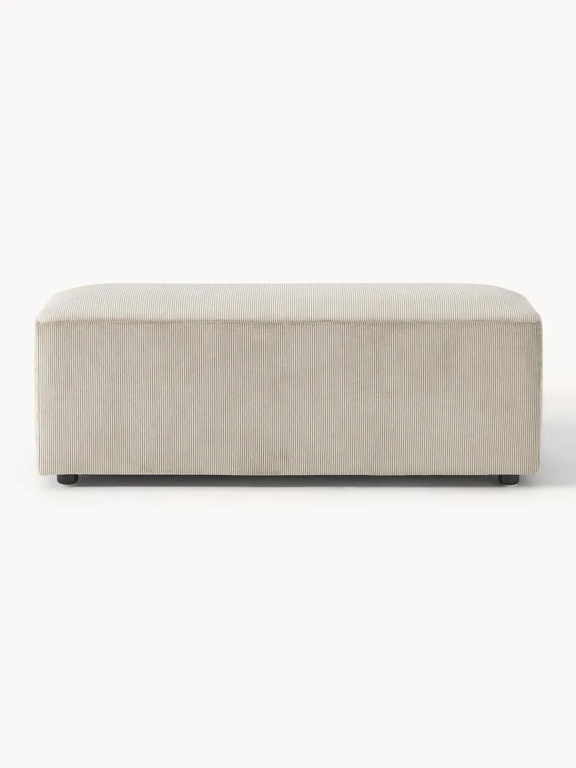 Discount Puf reposapiés de pana grande Melva, 116 x 42 cm Reposapiés|Sofás