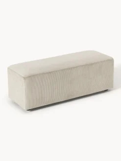 Discount Puf reposapiés de pana grande Melva, 116 x 42 cm Reposapiés|Sofás
