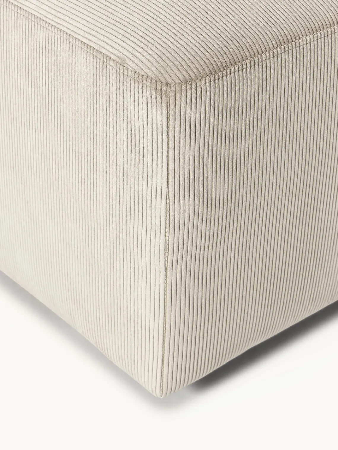 Discount Puf reposapiés de pana grande Melva, 116 x 42 cm Reposapiés|Sofás