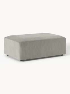 Best Puf reposapiés de pana grande Melva, An 116 x F 72 cm Reposapiés|Sofás