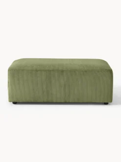 Clearance Puf reposapiés de pana grande Melva, An 116 x F 72 cm Reposapiés|Sofás