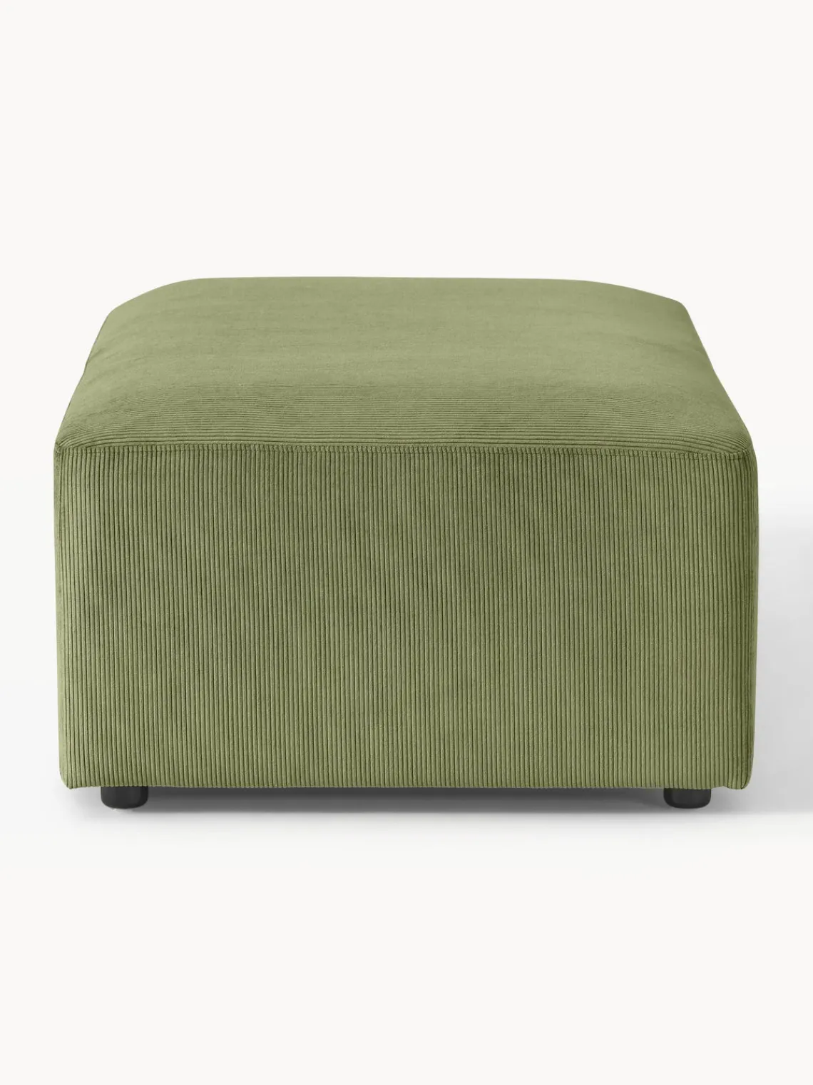 Clearance Puf reposapiés de pana grande Melva, An 116 x F 72 cm Reposapiés|Sofás