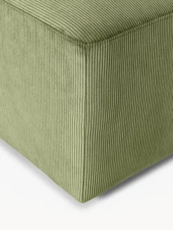 Clearance Puf reposapiés de pana grande Melva, An 116 x F 72 cm Reposapiés|Sofás