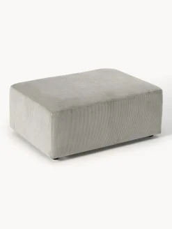 Online Puf reposapiés de pana Melva, An 99 x F 72 cm Reposapiés|Sofás