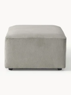 Online Puf reposapiés de pana Melva, An 99 x F 72 cm Reposapiés|Sofás