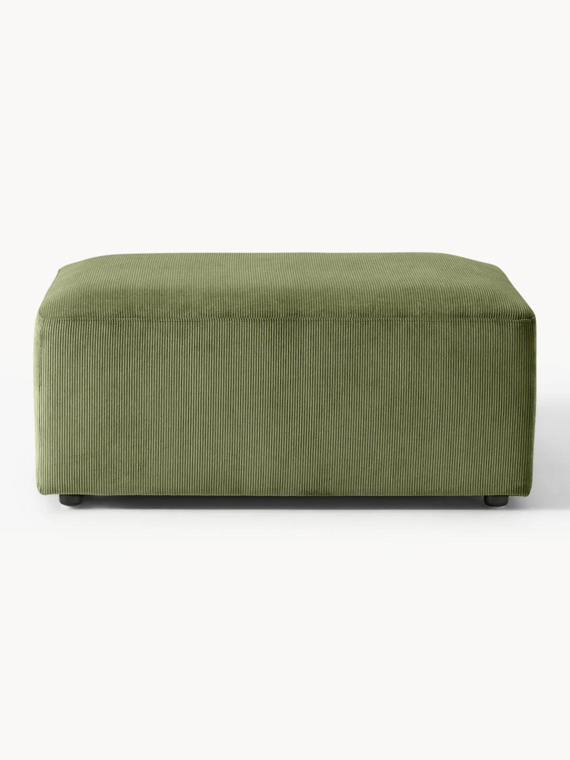 Discount Puf reposapiés de pana Melva, An 99 x F 72 cm Reposapiés|Sofás