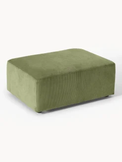 Discount Puf reposapiés de pana Melva, An 99 x F 72 cm Reposapiés|Sofás