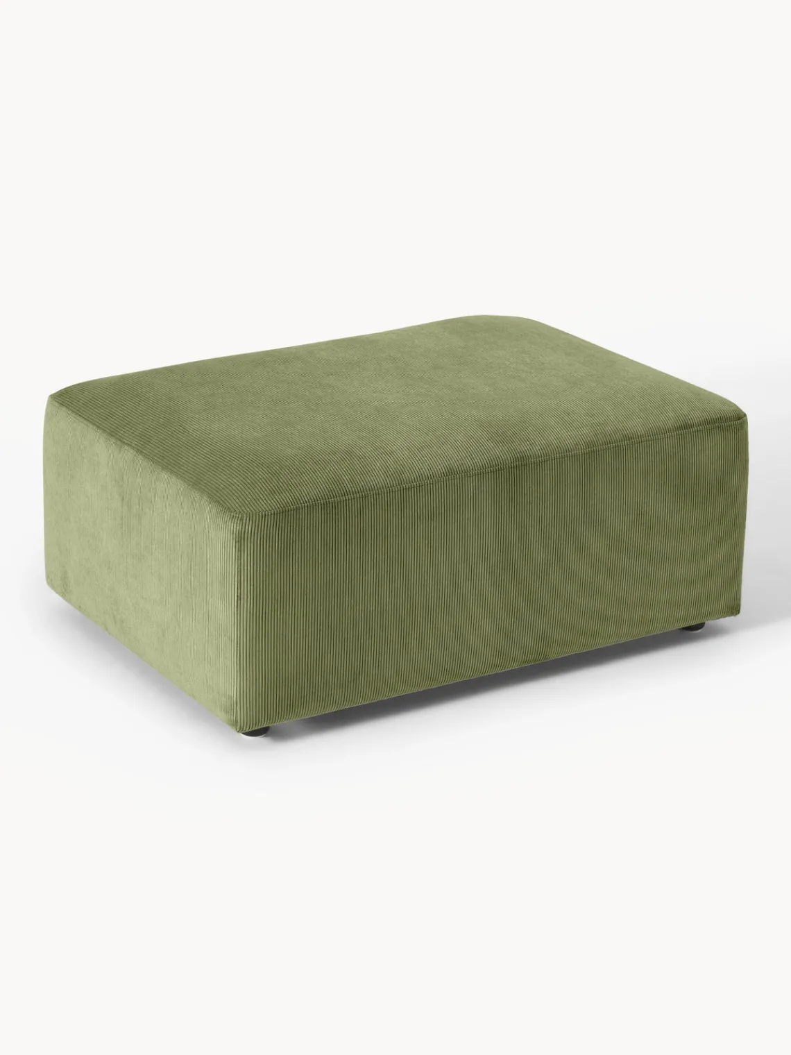 Discount Puf reposapiés de pana Melva, An 99 x F 72 cm Reposapiés|Sofás