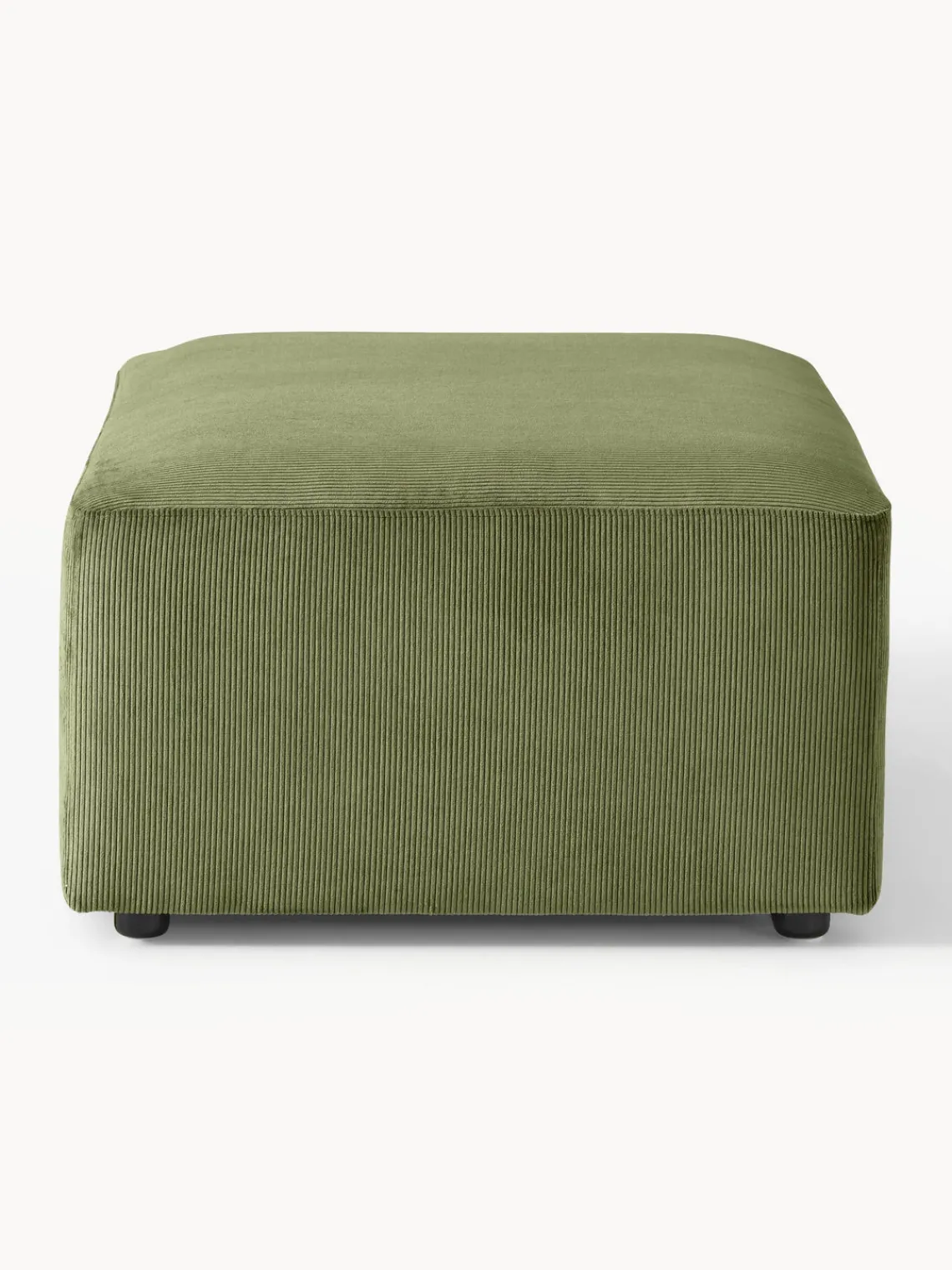 Discount Puf reposapiés de pana Melva, An 99 x F 72 cm Reposapiés|Sofás