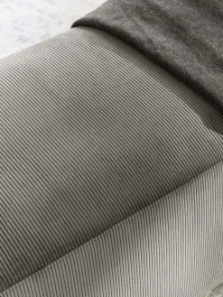 Hot Puf reposapiés de pana Melva, 99 x 42 cm Reposapiés|Sofás