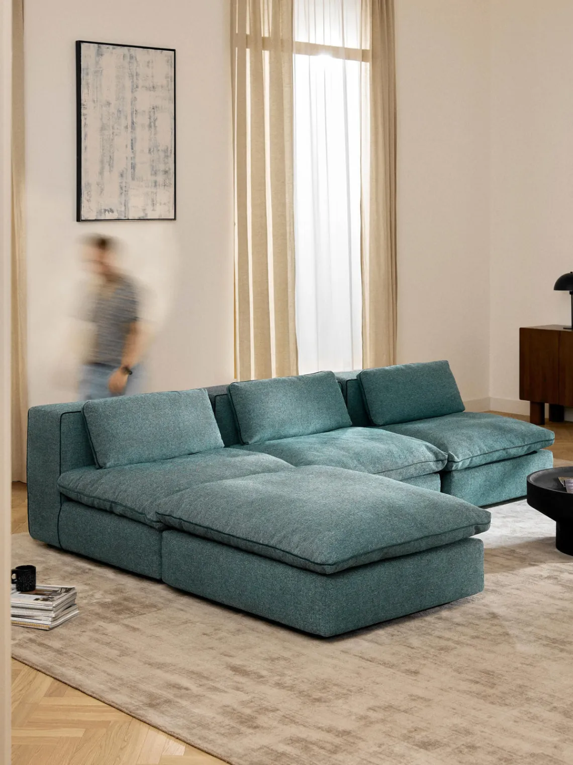 Sale Puf reposapiés Felix Reposapiés|Sofás