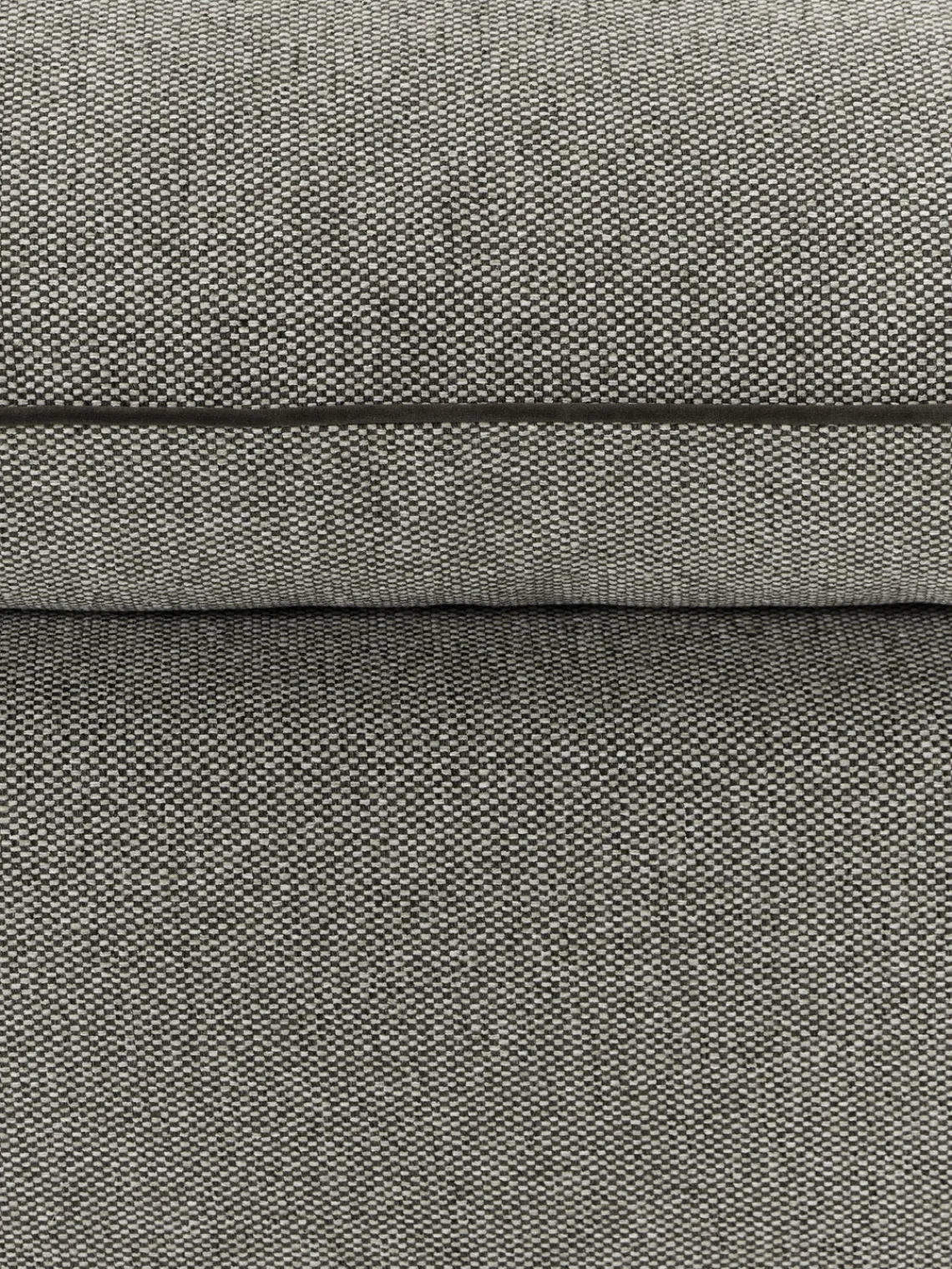 Reposapiés|Sofás>Westwing Collection Puf reposapiés Felix Tejido grueso gris oscuro