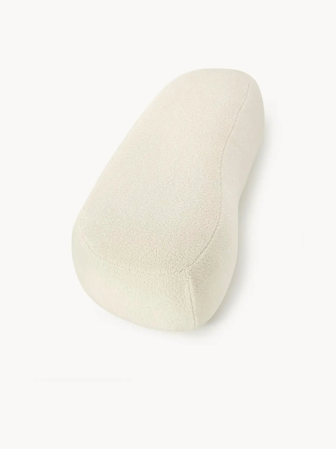 Puf reposapiés grande de borreguillo Alba Reposapiés|Sofás