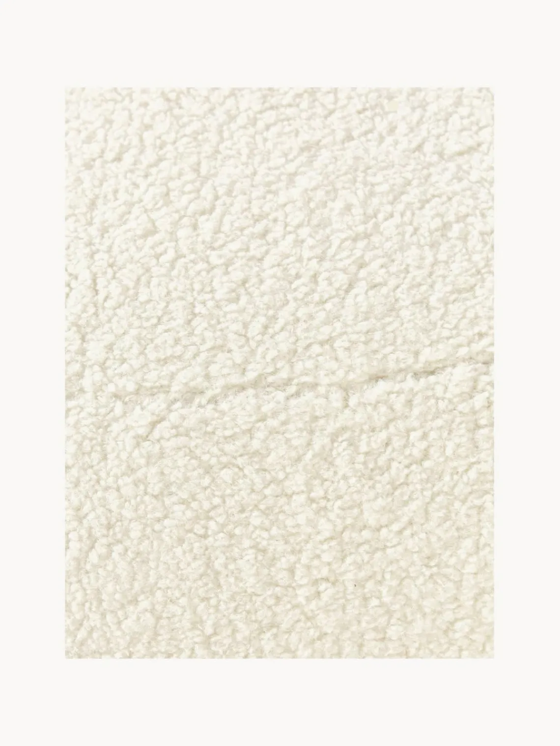 Puf reposapiés grande de borreguillo Alba Reposapiés|Sofás