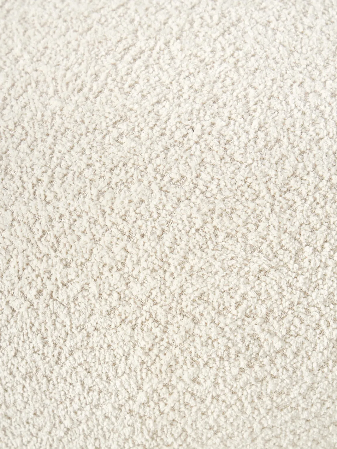 Reposapiés|Sofás>Westwing Collection Puf reposapiés grande de borreguillo bouclé Alba Borreguillo bouclé blanco Off White