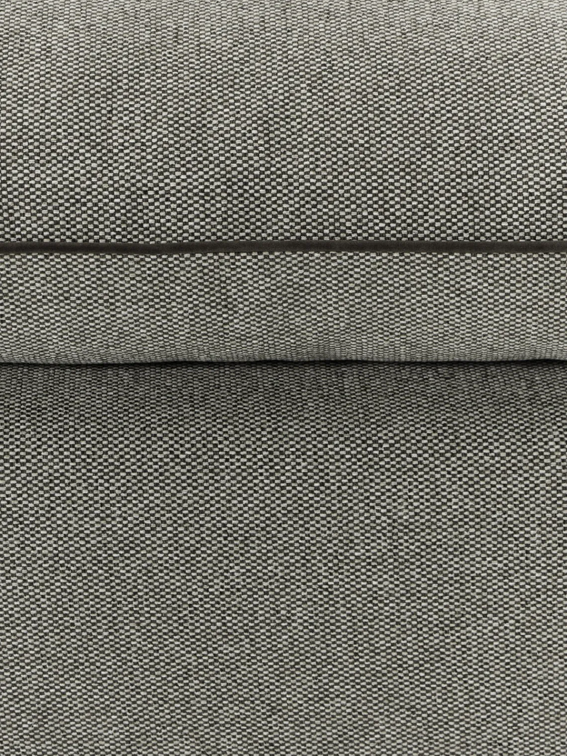 Reposapiés|Sofás>Westwing Collection Puf reposapiés grande Felix Tejido grueso gris oscuro