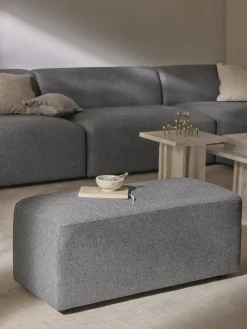 New Puf reposapiés grande Melva, 116 x 42 cm Reposapiés|Sofás