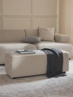 Discount Puf reposapiés grande Melva, An 116 x F 42 cm Reposapiés|Sofás