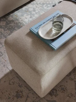 Discount Puf reposapiés grande Melva, An 116 x F 42 cm Reposapiés|Sofás