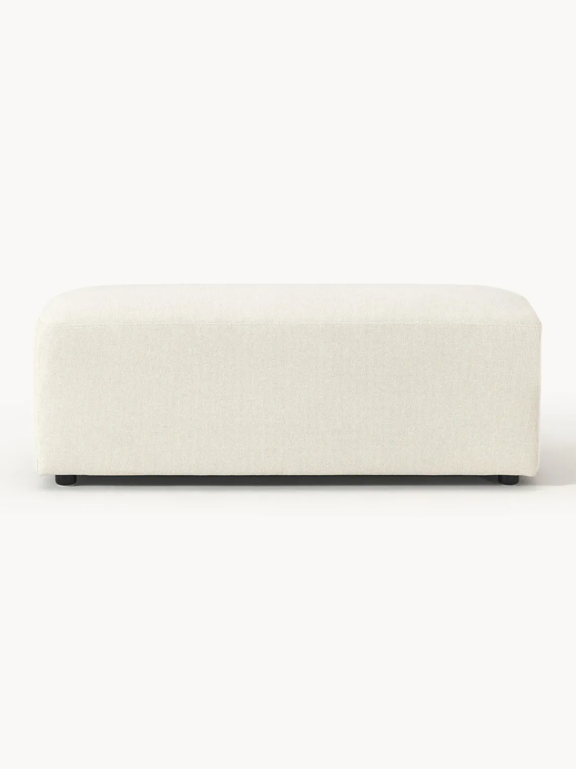 Outlet Puf reposapiés grande Melva, 116 x 42 cm Reposapiés|Sofás