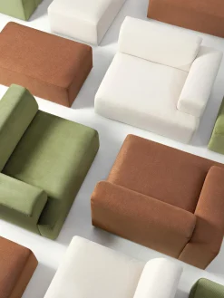 Outlet Puf reposapiés grande Melva, 116 x 42 cm Reposapiés|Sofás