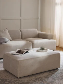 Hot Puf reposapiés grande Melva, 116 x 72 cm Reposapiés|Sofás