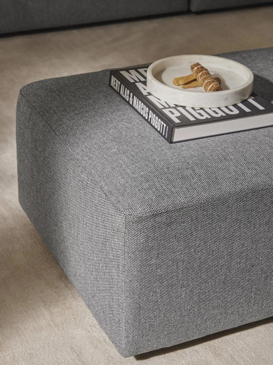 Hot Puf reposapiés Melva, 99 x 72 cm Reposapiés|Sofás