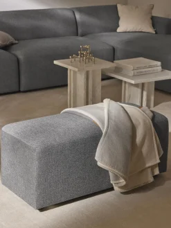 Outlet Puf reposapiés Melva, 99 x 42 cm Reposapiés|Sofás