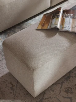 Outlet Puf reposapiés Melva, An 99 x F 42 cm Reposapiés|Sofás