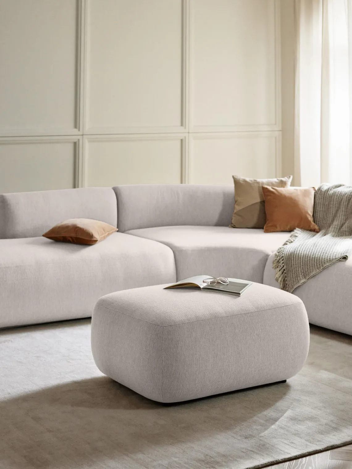 Online Puf reposapiés Sofia Reposapiés|Sofás
