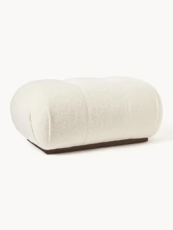 Pufs Y Otomanos|Pufs Y Otomanos>Westwing Collection Puf reposapiés tapizado en borreguillo Stanley