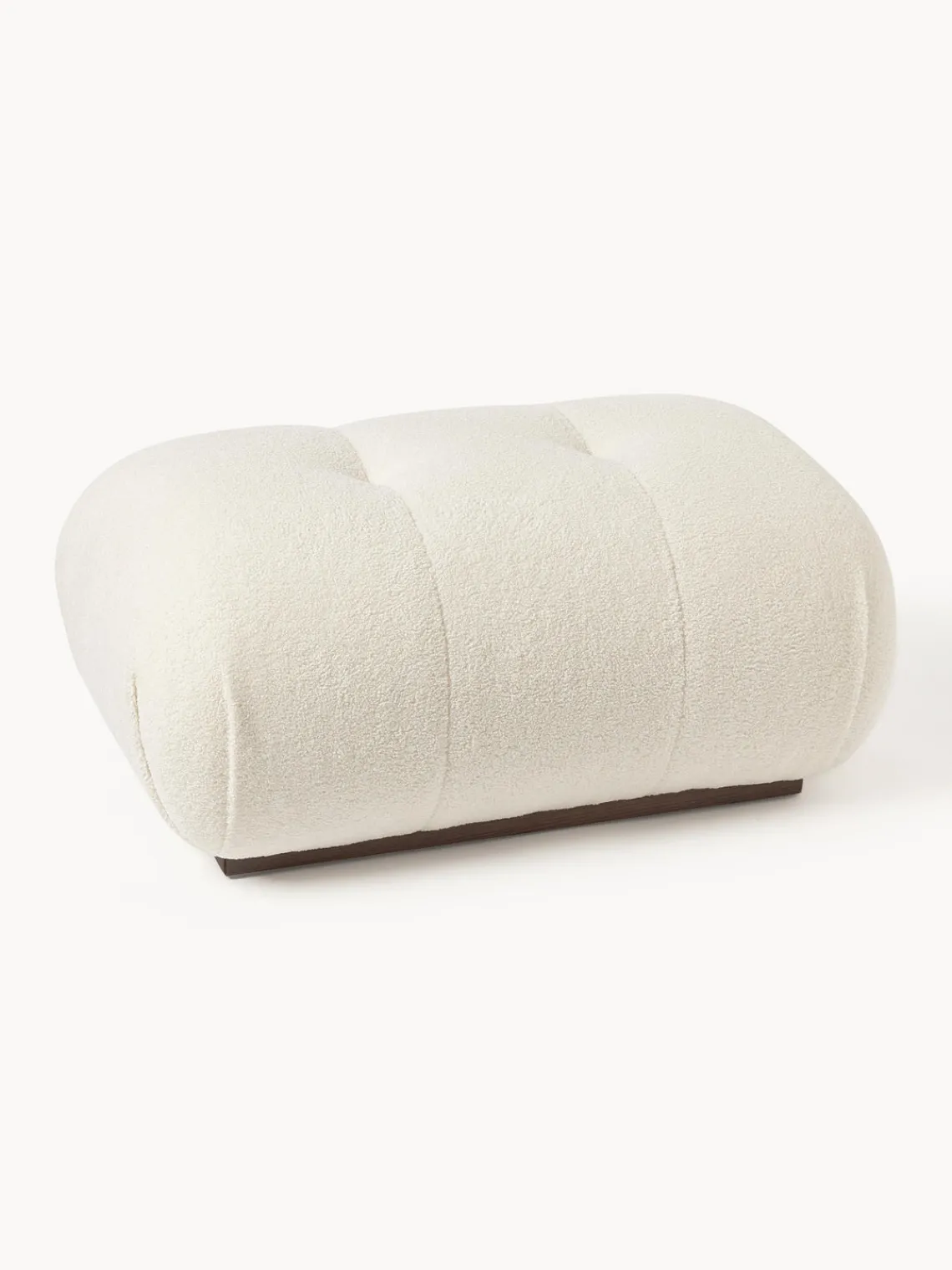 Pufs Y Otomanos|Pufs Y Otomanos>Westwing Collection Puf reposapiés tapizado en borreguillo Stanley