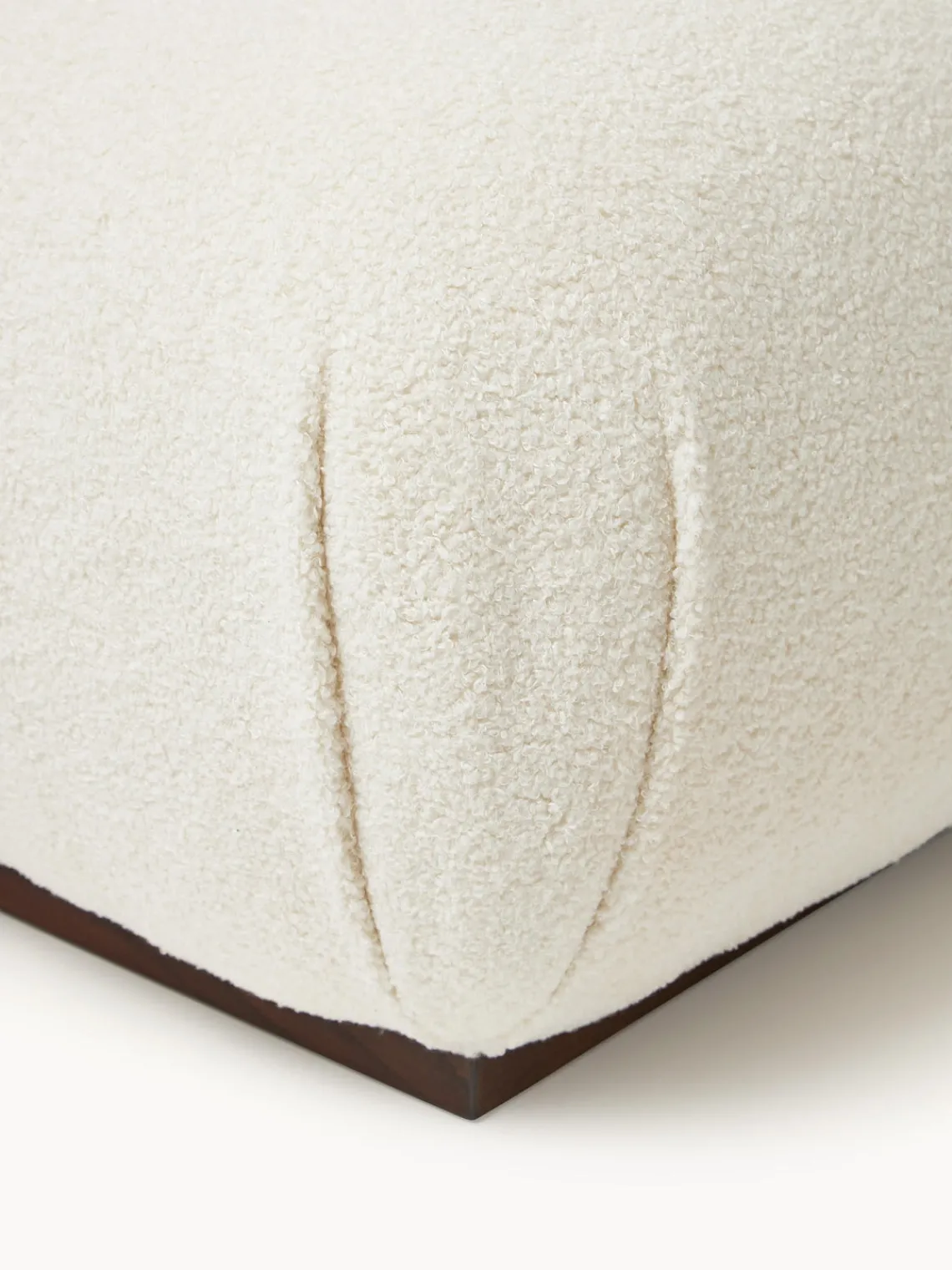 Pufs Y Otomanos|Pufs Y Otomanos>Westwing Collection Puf reposapiés tapizado en borreguillo Stanley