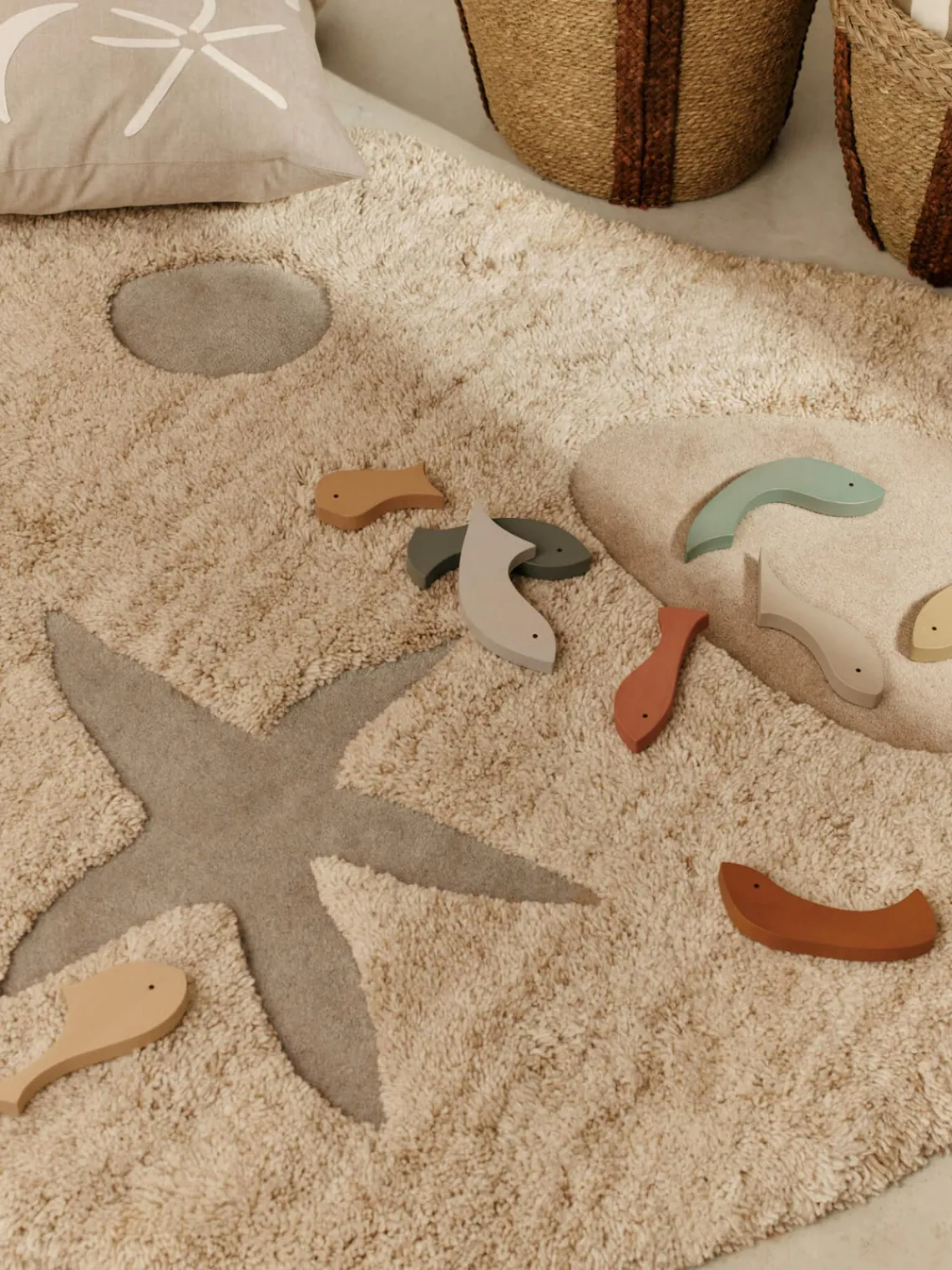 Juguetes A Partir De 1 Año|Juguetes Y Peluches>Ferm Living Kids Puzzle de madera de haya Shoal