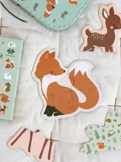 Sale Puzzles de madera Forest Friends Niños Juguetes A Partir De 1 Año|Decoración Infantil